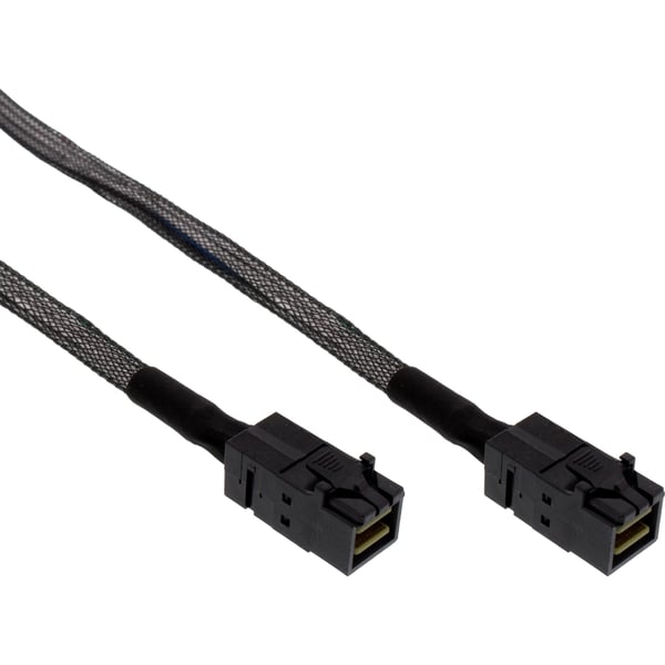 InLine 27625B Serial Attached SCSI (SAS)-kabel 1 m Sort