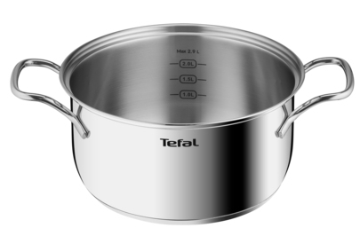 Tefal Intuition B8644474 kastrull 3 l Rund Rostfritt stål