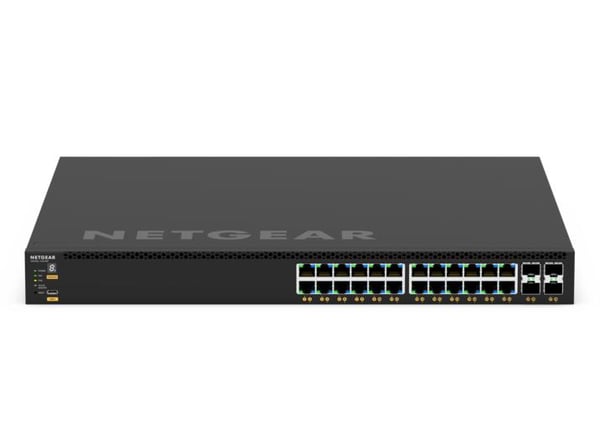 NETGEAR GSM4328 Hallittu L3 Gigabit Ethernet (10/100/1000) Power over Ethernet -tuki 1U Musta