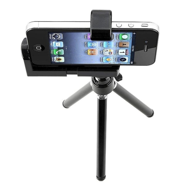 Techly I-TRIPOD-UN kolmijalka Matkapuhelin 3 jalkoja Musta