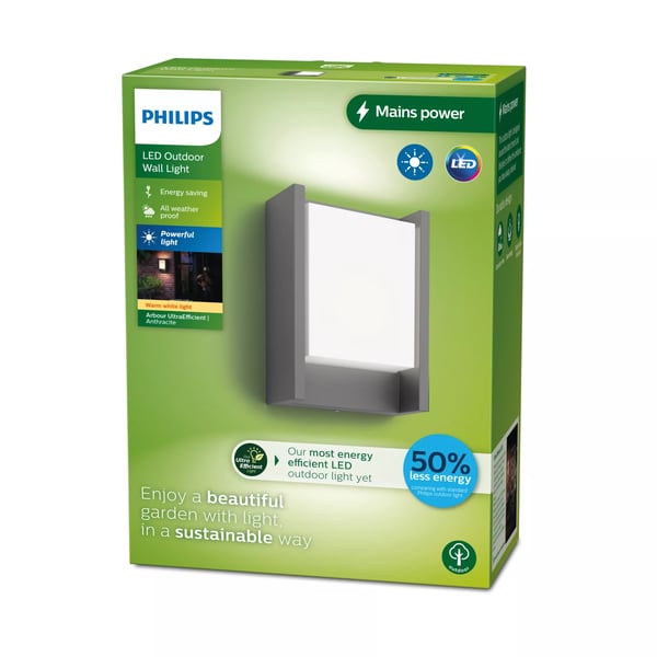 Philips 8720169278042 ulkovalaistus Seinävalaistus ulkotiloihin LED A