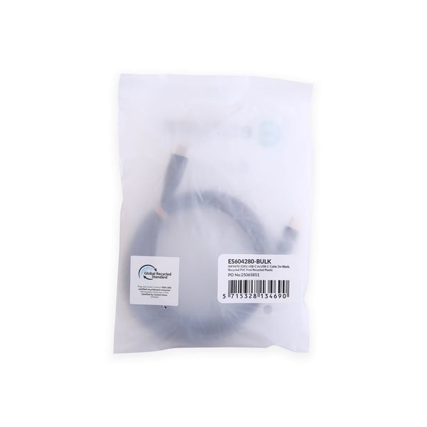 eSTUFF ES604280-BULK USB-kabel USB 2.0 2 m USB C 60 W Sort