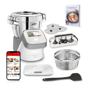 Moulinex Companion XL Companion Touch XL 1550 W 4,5 L Grå, Hvid