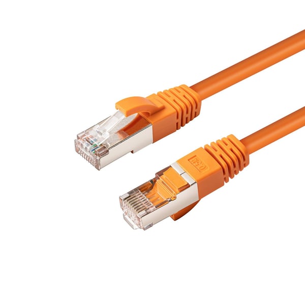 Microconnect SSTP610O verkkokaapeli Oranssi 10 m Cat6 S/FTP (S-STP) Pyöreä