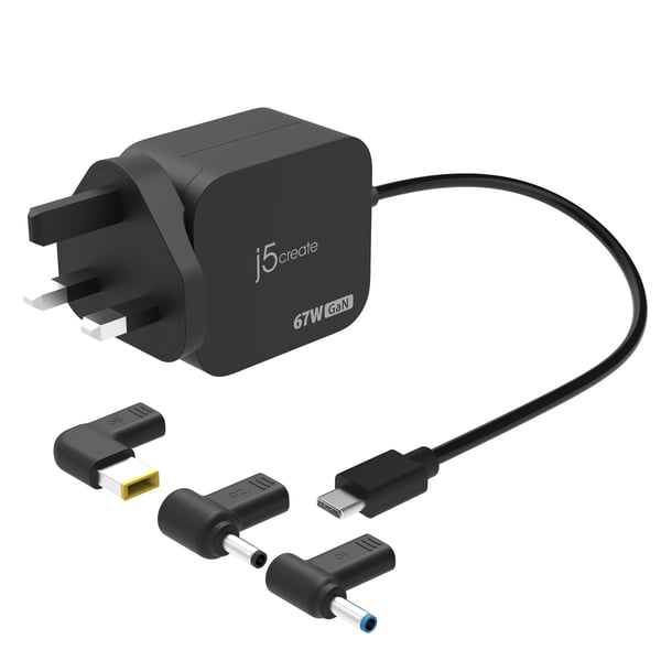 j5create JUP1565DCF3A-FN oplader til mobil enhed Sort