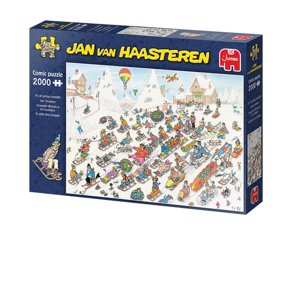 Jan van Haasteren - It's All Going Downhill (2000 Pieces)