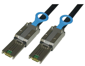 Lindy 33642 Serial Attached SCSI (SAS)-kabel 2 m Sort