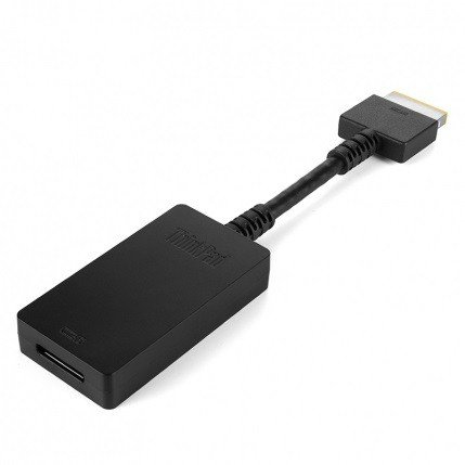 Lenovo 4X90J40422 kabelomvandlare (hane/hona) OneLink OneLink+ Svart