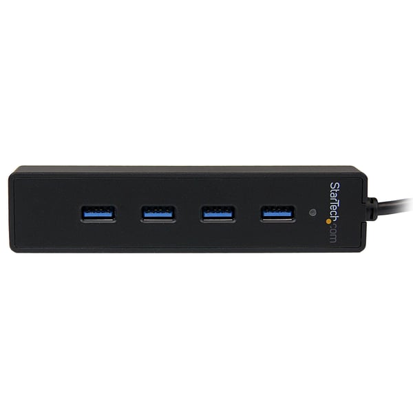 StarTech.com ST4300PBU3 gränssnittshubbar USB 3.2 Gen 1 (3.1 Gen 1) Type-A 5000 Mbit/s Svart