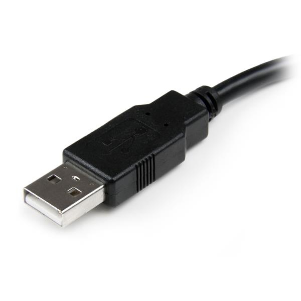 StarTech.com USBEXTAA6IN USB-kabel USB 2.0 0,152 m USB A 0,48 Gbit/sek. Sort