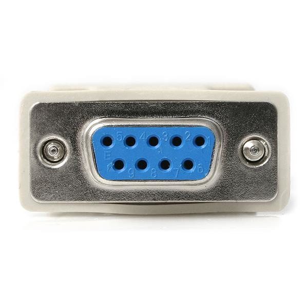 StarTech.com DB9 RS232 Seriell Nullmodem-Adapter – Hona/Hona - Nullmodemadapter - DB-9 (H)