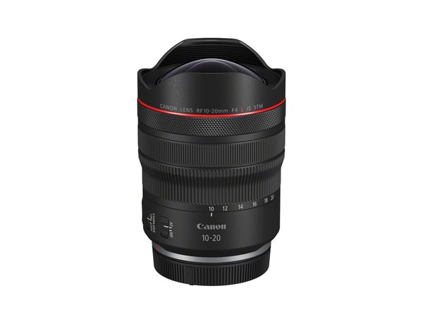 Canon RF 10-20mm F4 L IS STM MILC Bred zoomlinse Sort