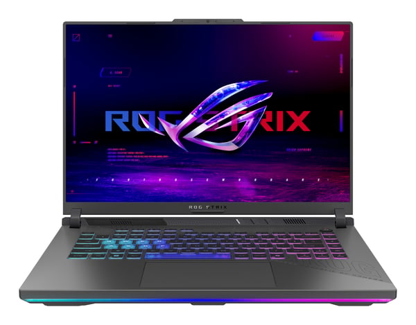 ASUS ROG Strix G16 G614PR-RV075W AMD Ryzen™ 9 8940HX Laptop 40,6 cm (16") WUXGA 32 GB DDR5-SDRAM 1 TB SSD NVIDIA GeForce RTX 5070 Ti Wi-Fi 6E (802.11ax) Windows 11 Home Grå