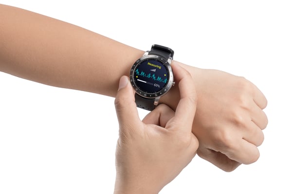 ASUS VivoWatch 5 HC-B05 3,4 cm (1.34") LCD Digitaalinen 320 x 320 pikseliä Kosketusnäyttö GPS (satelliitti)