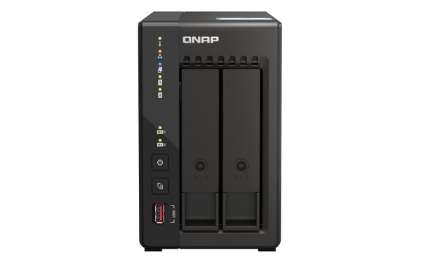 QNAP TS-253E NAS Tower Intel® Celeron® J6412 8 GB 0 TB QNAP QTS Sort
