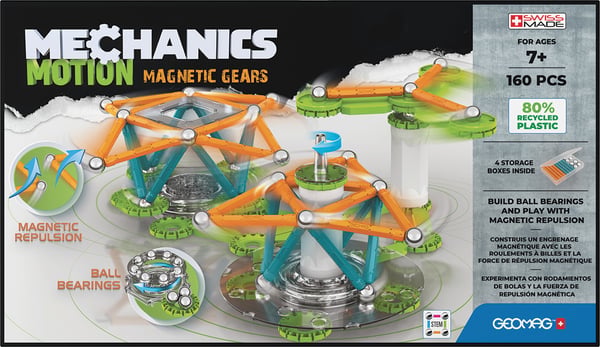 Geomag Mechanics Motion RE 3Magnetic Gears Neodymium magnet-legetøj