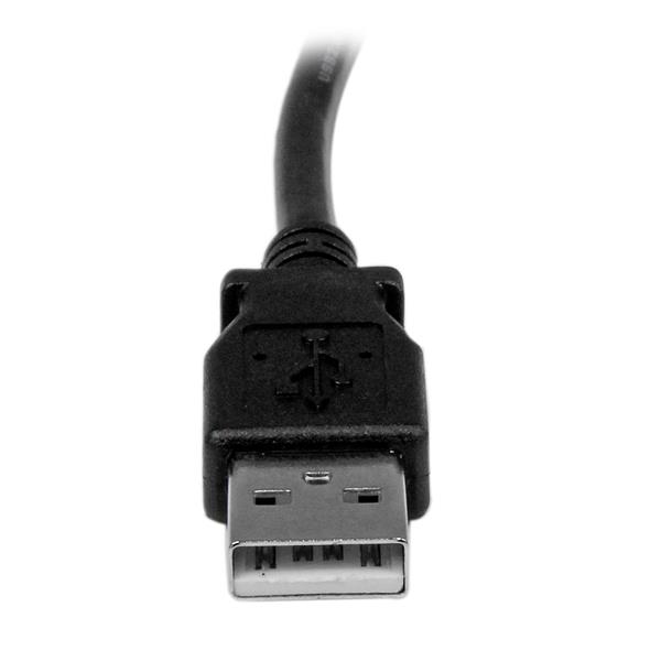 StarTech.com 3 m USB 2.0 A til B kabel venstrevinklet - H/H - USB-printerkabel - USB-kabel - USB T
