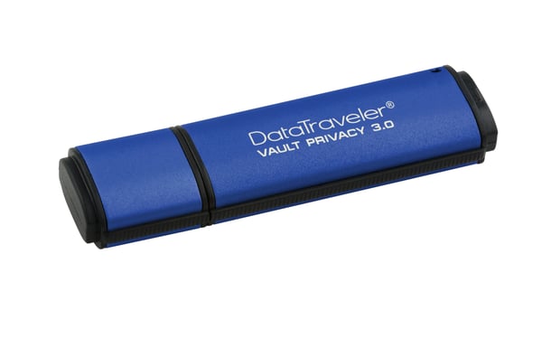 Kingston Technology DataTraveler Vault Privacy 3.0 16GB USB-sticka USB Type-A 3.2 Gen 1 (3.1 Gen 1) Blå