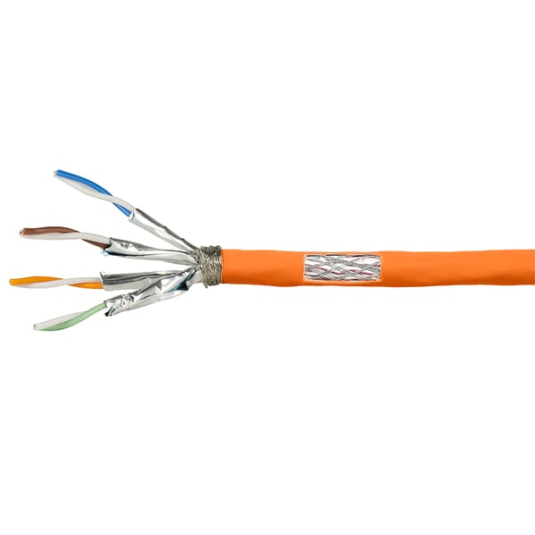LogiLink CPV0058 nätverkskablar Orange 25 m Cat7 S/FTP (S-STP) Rund