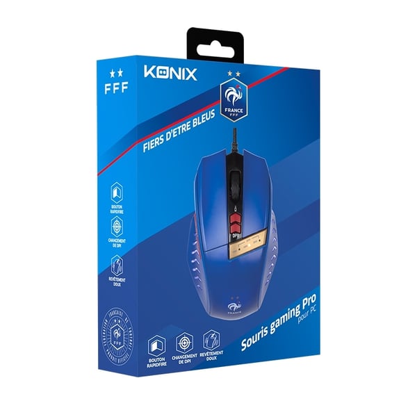 Konix 76791114972 mus Spil Højre hånd USB Type-A 2500 dpi