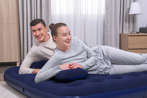 Bestway 67374 / 24 luftmadrass Dubbelmadrass Blå