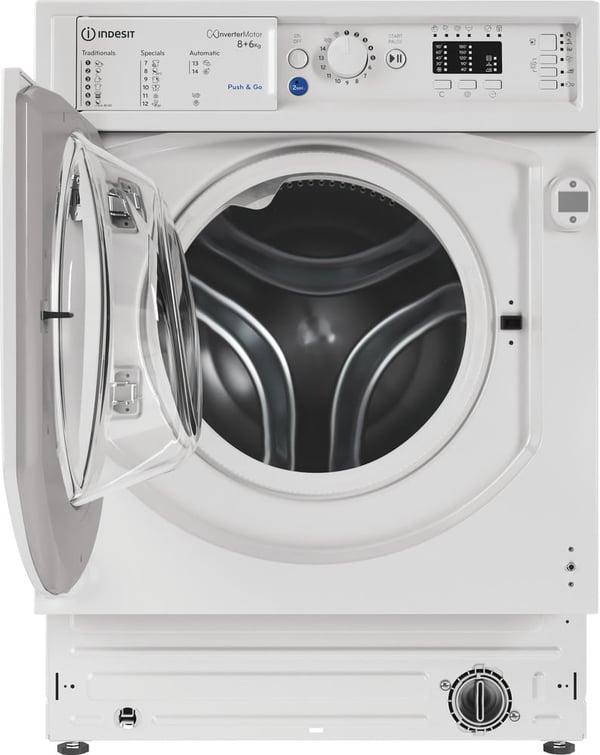 Indesit BI WDIL 861485 EU vaskemaskine - tørretumbler Indbygget Front-læsning