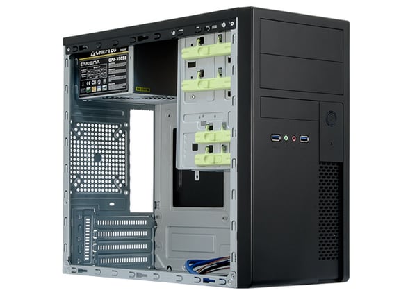 Chieftec XT-01B-350GPB datorväskor Mini Tower Svart 350 W