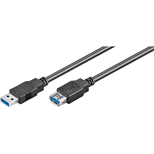 Ewent EC1009 USB-kabel USB 3.2 Gen 1 (3.1 Gen 1) 3 m USB A 5 Gbit/sek. Sort