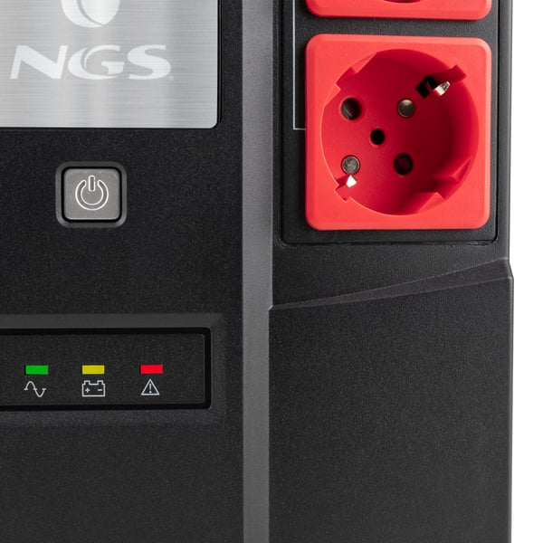 NGS Fortress Bunker UPS-enhed Standby (offline) 0,6 kVA 350 W 6 AC stikkontakt(er)