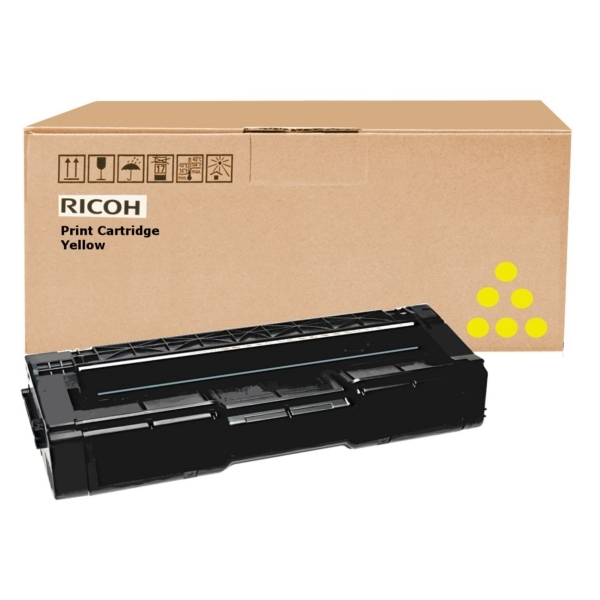 Ricoh 407639 tonerpatron 1 stk Original Gul Ricoh 407639 tonerpatron 1 stk Original Gul