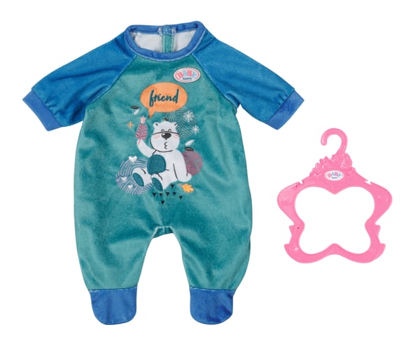 BABY born Romper Blue Dukkesparkedragt