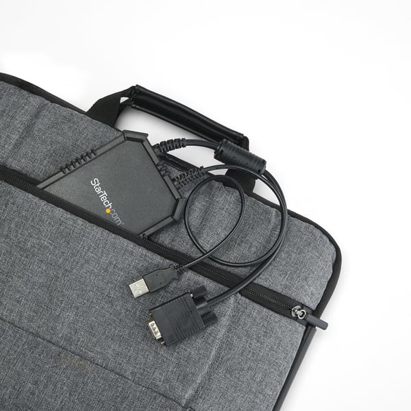 StarTech.com USB 2.0 KVM-konsol - Mobil laptop-crash cart-adapter med dataoverførsel og videoa