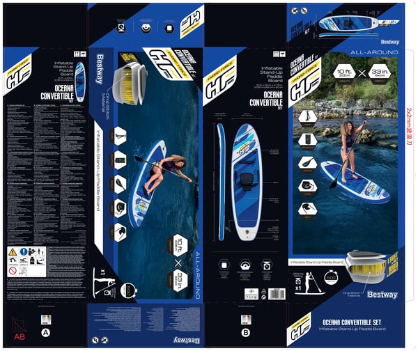 Bestway 65350 surfbrädor Paddelbräda (SUP -- Stand Up Paddle board)