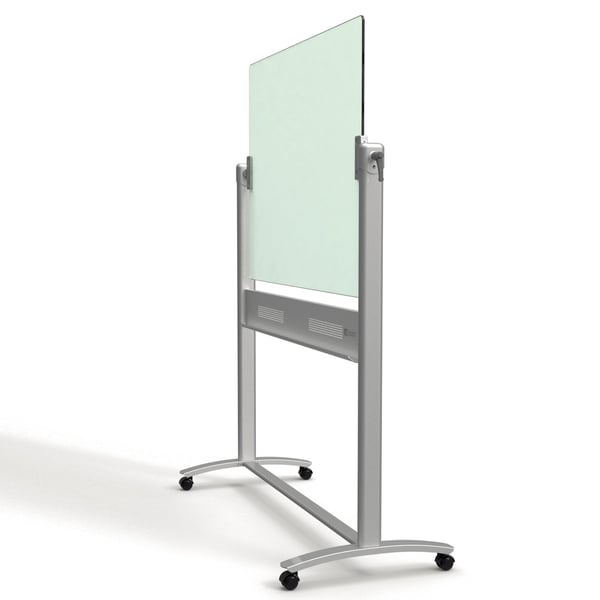 Nobo Whiteboardtavle Mobile glas brillianthvid 1200 x 900 mm