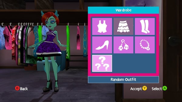 BANDAI NAMCO Entertainment Monster High: New Ghoul in School, Wii U Standard Fransk