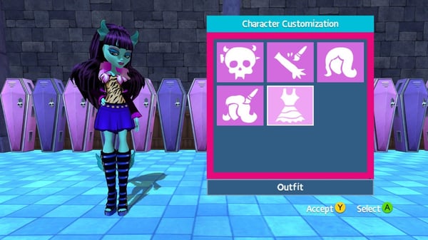 BANDAI NAMCO Entertainment Monster High: New Ghoul in School, Wii U Standard Fransk