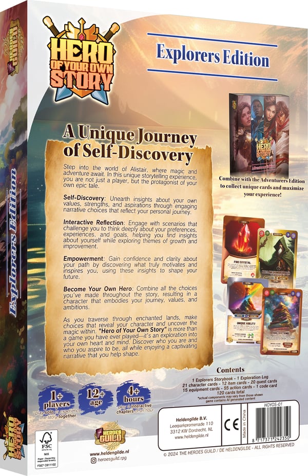 Asmodee Hero of Your Own Story Explorers Edition Brädspel Resor/äventyr