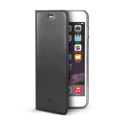 Celly AIRIP6SPBK mobiltelefon etui 14 cm (5.5") Folie Sort