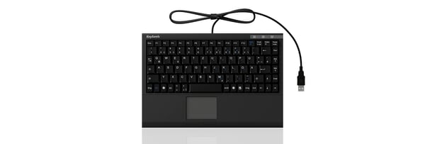 KeySonic ACK-540U+ (US) näppäimistö Office USB QWERTY Englanti (US) Musta