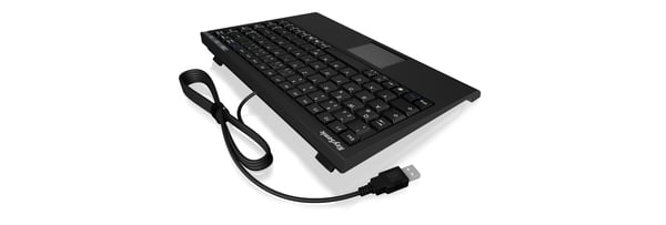 KeySonic ACK-540U+ (US) näppäimistö Office USB QWERTY Englanti (US) Musta