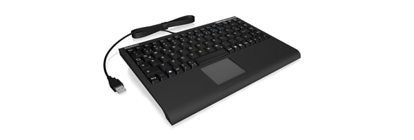 KeySonic ACK-540U+ (US) näppäimistö Office USB QWERTY Englanti (US) Musta