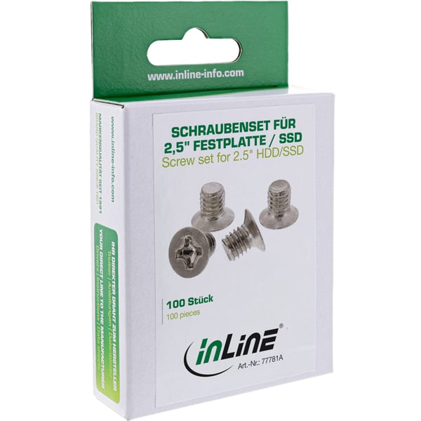 InLine 77781A asennussarja Hopea Metalli