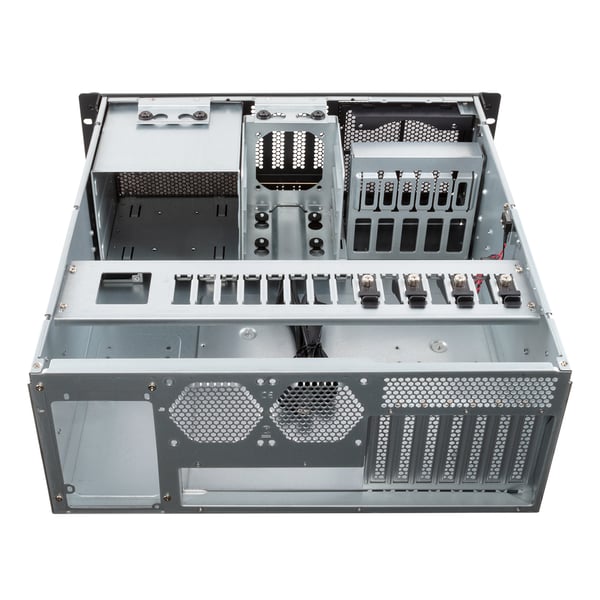 UNYKAch 4U 19″ UK 4329 USB Type C Ställning Svart, Silver