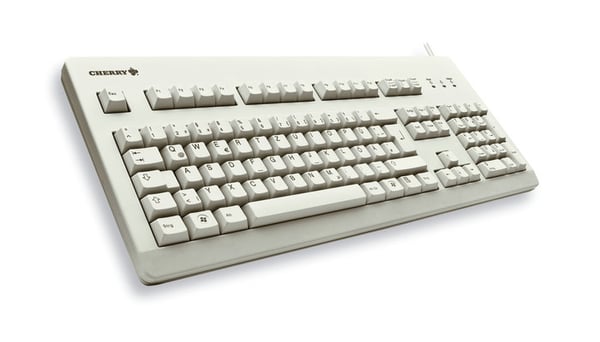 CHERRY G80-3000 näppäimistö Universaali USB AZERTY ranska Harmaa