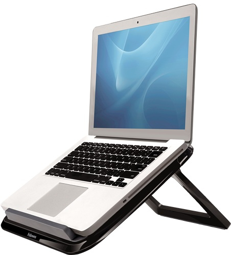 Fellowes 8212001 kannettavan tietokoneen teline Musta, Harmaa 43,2 cm (17")