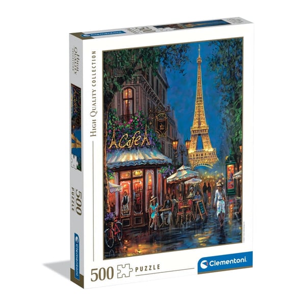 *CLEM. PUZZLE 500 EL HQ Nat på Eiffeltårns Café
