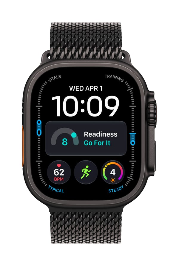 Apple Watch Ultra 4 OLED 49 mm Digital 422 x 514 pixel Berøringsskærm 5G Sort Wi-Fi GPS (satellit)
