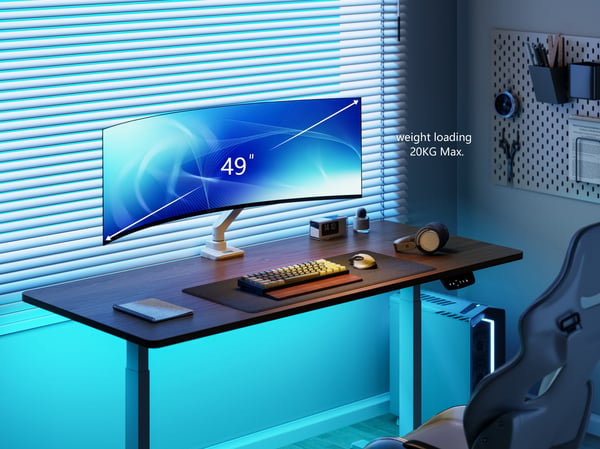 Equip 650181 fäste och ställ till bildskärm 124,5 cm (49") Bord Vit