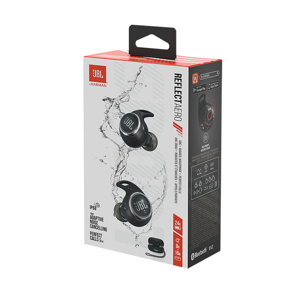 JBL Reflect Aero Kuulokkeet True Wireless Stereo (TWS) In-ear Puhelut/Musiikki/Urheilu/Päivittäinen USB Type-C Bluetooth Musta