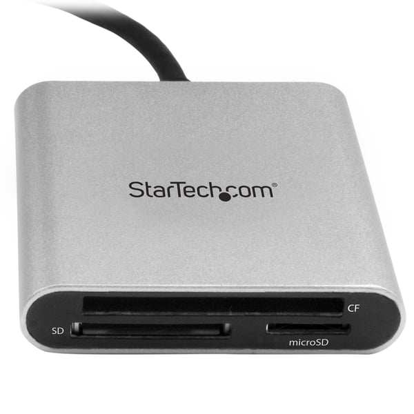 StarTech.com USB 3.0 multi-flashminneskortläsare/skrivare med USB-C - SD, microSD, CompactFlash